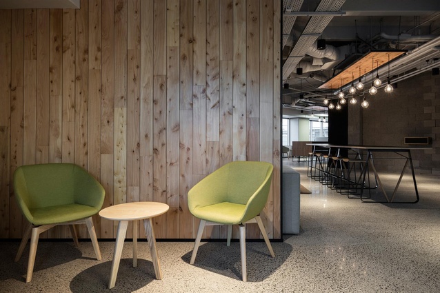 Finalist: Workplace over 1,000m<sup>2</sup> – Heartland Bank, (Newmarket, Auckland) by Warren and Mahoney.