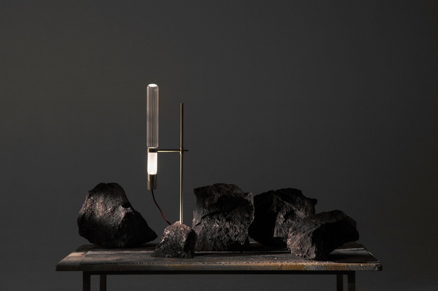 Kryptal table lamp by Ctrlzak for JCP Universe.