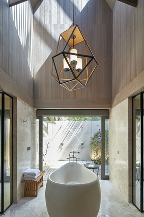 The St. Regis Maldives Vommuli Resort on Vommuli Island in the Maldives by WOW Architect and Warner Wong Design.