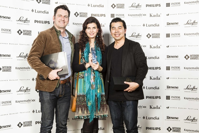 L to R: Clark Pritchard, Erini Compton and Jef Wong of Designworks – Workplace Award winners.
