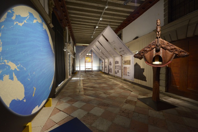 Illustrations by Kim Meek showing Pacific migration routes.