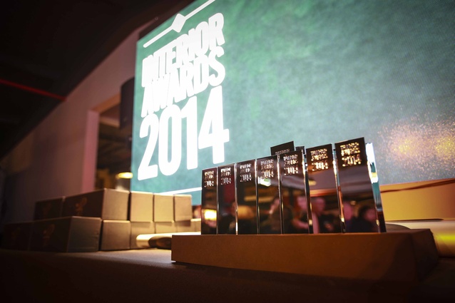 Interior Awards trophies.