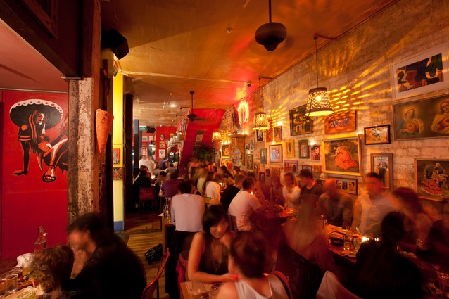 Mexico: A finalist in the Interior Awards 2012, this restaurant is resonant with red and amber hues and embellished with Mexican motifs. Designers: Nat Cheshire and artist Brendan Ryan. 23 Britomart Place; mexico.net.nz. Open seven days.