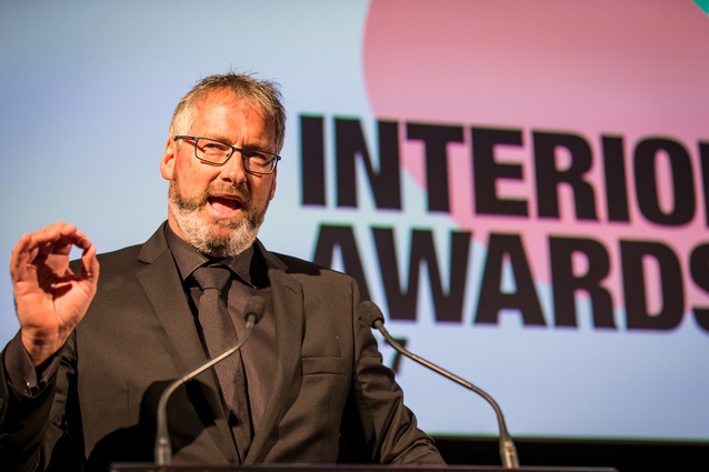 The emcee of the evening, Jeremy Corbett.
